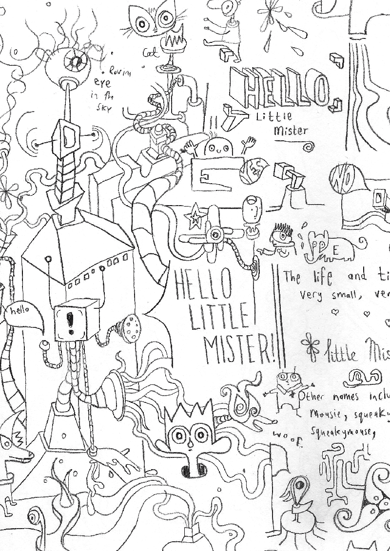 Take a look at sketchbook pages